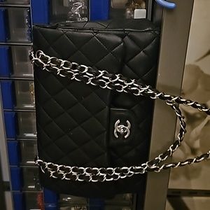Black Chanel purse